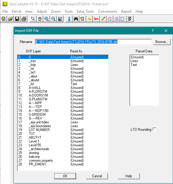 Write DXF File